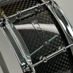 BONE Drums true carbon fiber snare drum wide plain carbon look