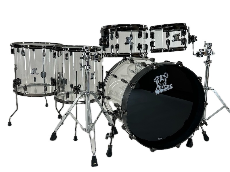 bone drums acrylic drum set