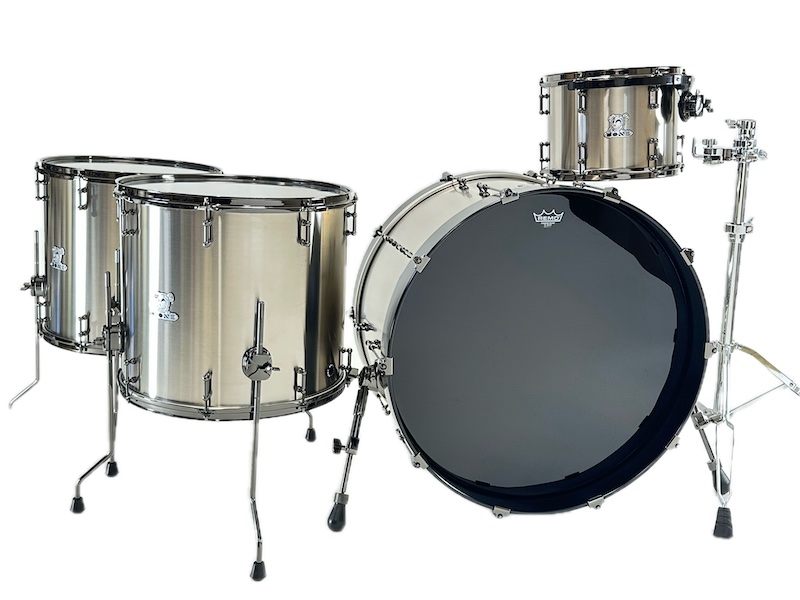 bone drums unlimited metal stainless steel drum set